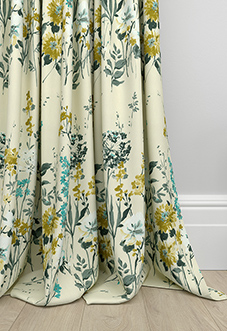 Wild Meadow, Pistachio - Made to Measure Curtains